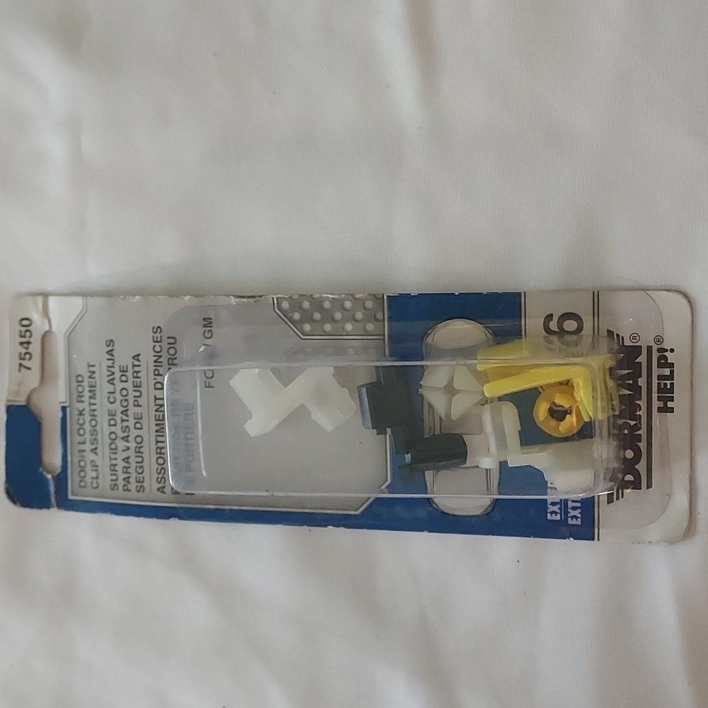 Dorman 75450 Door Lock Rod Clips for Specific Models (Pack of 6)
